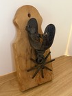 Antique Western Cowboy Hand Forged Iron Single Spur 8 Point Large Star Rowel