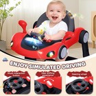 5 In 1 Rocking Baby Walker Activity Center Music Light   Wheels For Boys Girls