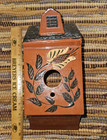 Eldreth Pottery Redware Bird Wren House  Dated 1997 Wall Mount