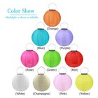 2  Pack 12 Inch Waterproof Solar Powered Lanterns Led Garden Decorative Light