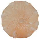 Tulip Lily Flower Glass Lamp Shade By Terra Cottage Peach 1 3 8 od - 15 16  Id