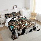 Leopard Print Kids Comforter Set Size boys Girls Adults Bedroom Twin A-leopard