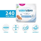 Waterwipes Sensitive Newborn   Baby Wipes 3-in-1 Cleans Protects 240count 4packs