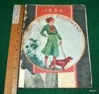 1936 Edition Girl Scout Equipment Catalog - Very Scarce - As Found Condition
