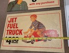 Lot Of 3 Texaco Metal Sign 1998 Jet Fuel Truck Fire Engine Speaker Hat