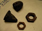 4 Vintage Bronze Brass Steel Aluminum Propeller Rowboat Motor Boat Outboard Nuts