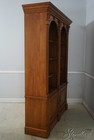 70327  Ethan Allen Maple Open Bookcase W  Carved Details
