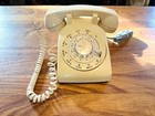 Vintage Western Electric At t Working Rotary Dial Phone  Ivory Telephone