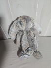 Jellycat Plush 12    Woodland Babe Bashful Bunny Rabbit Gray brown Easter Retired