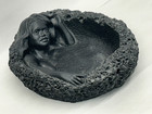 Vintage Coco Joe s Pele Goddess Ashtray Lava   Resin Statue Tiki Hawaiian