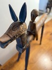 Large African Dogon Horse   Rider Wood Sculpture  Mali  Mid-20th C