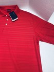 Size Xl Red Stripe Light Beer Logo Embroidered Nike Golf Polo Shirt Dri-fit Nwt