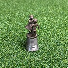 Vintage 70s Pewter Metal Collectors Thimble A Kiss For You
