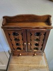 Vintage Herb   Spice Rack W  12 Labeled Jars
