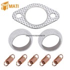 Exhaust Muffler Gasket Seal Spring Rebuild Kit For Polaris Ranger 400 425 500
