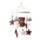Baby Crib Mobile Hanging Toy Nursery Decor   Felt Cotton Rattle Bed Bell Infant