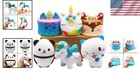 Versatile 6 Pcs Kawaii Jumbo Squishies - Ideal For Stress Relief   Kids  Gifts