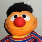 Vintage Sesame Street Jim Henson Plush Ernie Hand Puppet By Gund 2013  75856