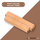 Kraft Square Mailing shipping Tubes 3 X 3 X 48  Ect-32b 25 case