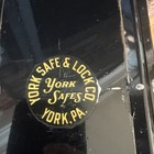 Antique Vintage York Safe   Lock Co Safe  Interior Drawer Or Safety Deposit Box