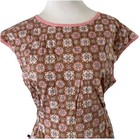 Vintage Cotton 1950   s Full Bib Apron Kitchen Garden Farmer   s Market Wrap Pockets