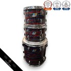 Ludwig Vintage Drum Set 22 12 13 16 3-ply Mahogany ply maple Psychedelic Red