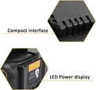 Waitley 2pack 20v 6 0a Replacement Battery Compatible With Dewalt Dcb200 Dcd Dcf