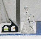 Abp Cut Glass Cruet W  Jewel Top 6 25  Tall Dbl Stars 1905-15