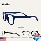 Opulize Pop Reading Glasses For Women Men scratch Resistant Round Matt Frame 