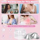 The Original Silver Nursing Cups  Nipple Covers For Breastfeeding Essentials  Ni