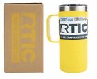 Rtic 16 Oz Travel Coffee Cup 2-sided Laser Etched Tumblers