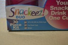 Discontinued Snackeez  Duo 2 In 1 Combo Pack 30 Piece Kit  pink  New Sealed