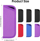 Sibba Slip In Eyeglasses Cases 6 Pcs Protective Glasses Case Soft Pouch Fabric S