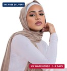 Hijab Scarf For Women Soft Cotton Muslim Jersey Hijab Head Wrap Scarves Fashion