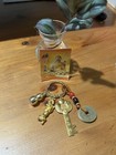Alloy Copper Coin Mythical Chinese Zodiac Copper Gourd Feng Shui Gold Key Charms