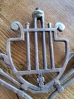 Antique Cast Iron Lamp Part 7 5  X 9  Heavy Quality Item