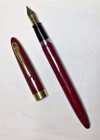 Sheaffer Snorkel Admiral Fountain Pen Burgundy 14k Xf xxf Nib Restored Excellent