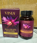 Vinia Red Grape Powder Rapid Absorbtion Piceid Resveratrol Veggie 60 Capsules