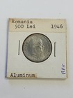 1946 Romania 500 Lei Aluminum Coin Uncirculated  rf5