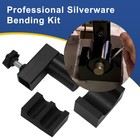 For Silverware Jewelry Rings 1-ton Arbor Press Bending Tool Kit W  3pc Form Dies