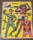 1960s Venezuelan Batman Sticker Album Page  Very Rare 