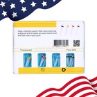 Aaa Dental Endo Fiber Post Resin High-intensity Screw Thread Glass   4 Drills