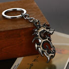 Awesome Solid Steel Dragon Chrome Finish Key Chain Collectible Cosplay Keychain