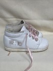 Vintage Stride Rite Baby  Toddler Shoes Hard Bottom White Leather-preowned 