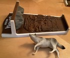 Vtg Olympia Beer Sign 3d Wolf Wildlife Series Wall Plaque Damage