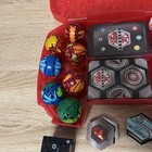 Bakugan Battle Brawlers Lot Of 11 Figures  Mag Cards  Cards  And Carrying Case