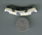 African Trade Beads Vintage Antique Venetian Glass Millefiori Rare Elbow