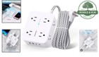 Smart Power Solution  8-outlet Surge Protector With Usb Charging   Wall Mount