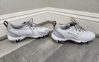 Nike Force Trout 9 Keystone Baseball Cleats Shoes Gray White Youth Big Kids 3 5y