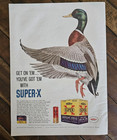 1950 Western Super-x Shotgun Ammunition Original Print Advertisement